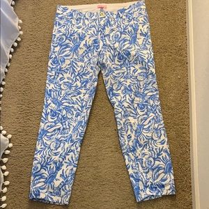 Lilly Pulitzer Sadie Stretch Crop Chino Pant